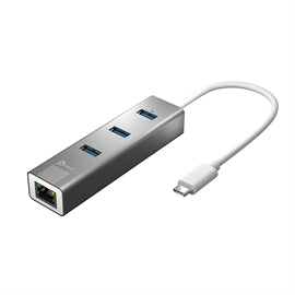 j5create Accessory JCH474 USB-C 3-Port Hub with Gigabit Ethernet Retail
