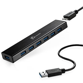 j5create Accessory JUH377 USB3.0 7-Port HUB Retail
