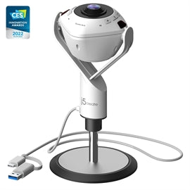 j5create Camera JVU368 360� AI-Powered Webcam with Speakerphone Retail