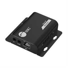 SIIG AC CE-H3IP11-S1 HDMI Over IP Extender with IR 492ft Receiver Brown Box