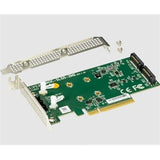 Supermicro AC AOC-SLG5-2M2 PCIe Gen5x8 standard low-profile M.2 carrier board
