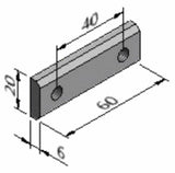 34.01.0019 MK Extrusion Nut 2/40, M8, Steel Zn (Sold By Lot Of 480 pcs New)