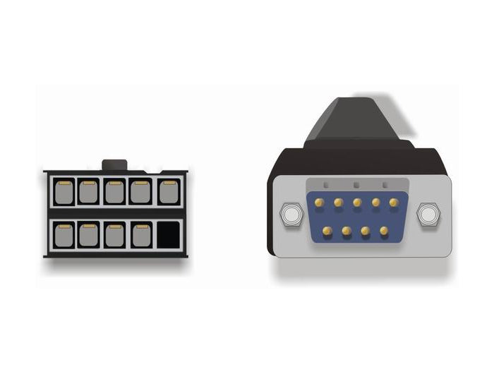 Serial Cable Header Delock 89900 Cable Rs-232 Serial Pin Header Female To Db9 Male Layout ...