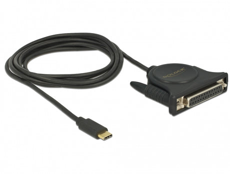 Delock 62980 Adapter Usb Type-C™ 2.0 Male > 1 X Parallel Db25 Female