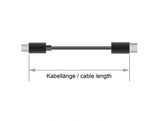 Delock 83661 Usb 3.1 Gen 2 (10 Gbps) Cable Type-C To Type-C 1 M Pd 3 A E-Marker
