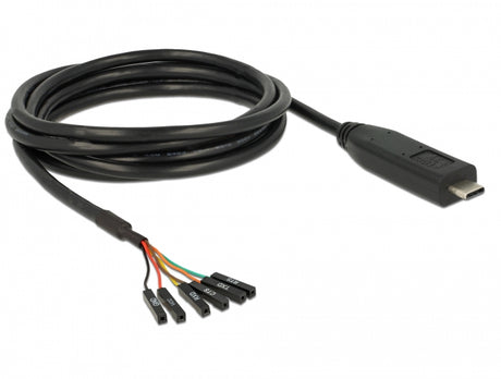 Delock 63946 Converter Usb Type-C™ 2.0 Male To Lvttl 3.3 V 6 Pin Header Female