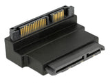 Delock 63943 Adapter Sata 22 Pin Receptacle With Latch To Plug - Angled Down