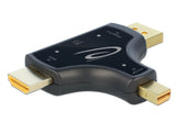 Delock 64059 3 In 1 Monitor Adapter With Hdmi / Displayport / Mini Displayport
