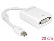 Delock 65129 Adapter Mini Displayport 1.1 Male > Dvi Female Passive White