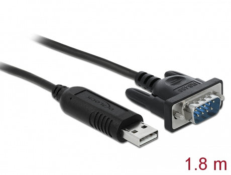 Delock 66283 Usb 2.0 To Serial Rs-485 Adapter With 15 Kv Esd Protection