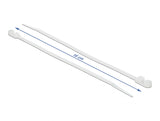 Delock 18944 Cable Tie With Fastening Eyelet L 160 X W 4.8 Mm White 10 Pieces