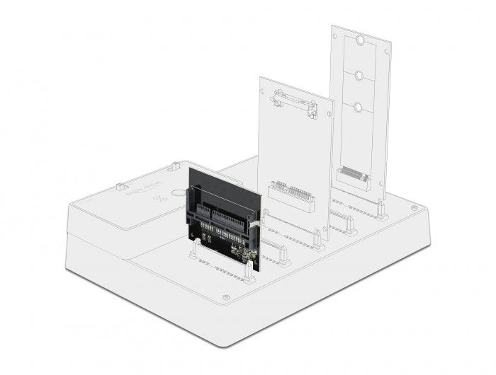 Delock 64101 Sata 22 Pin Male To Cfast Slot Adapter