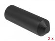 Delock 19841 End Caps With Inside Adhesive 80 X 25 Mm 2 Pieces Black