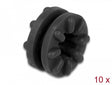 Delock 60191 Anti Vibration Grommet Black 10 Pieces