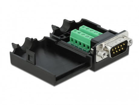 Delock 66264 D-Sub9 Male To Terminal Block With Enclosure