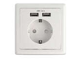 Delock 11471 Wall Socket With 2 X Usb Type-A Charging Port 2.4 A