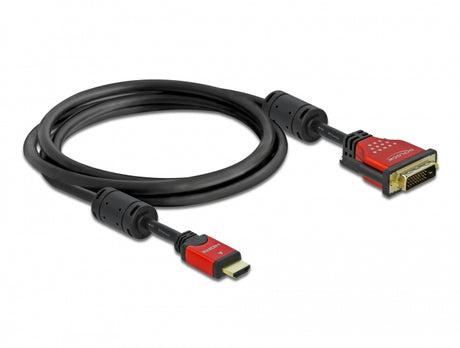 Delock 84342 Hdmi Zu Dvi 24+1 Kabel Bidirektional 2 M