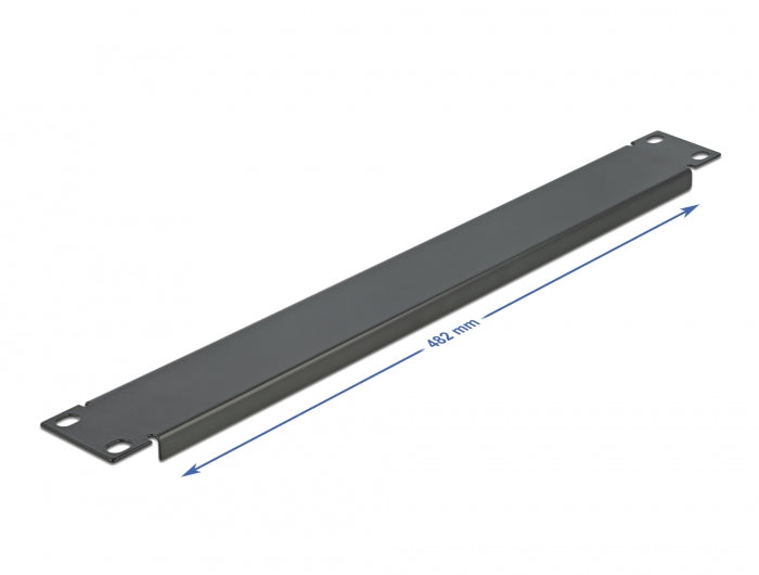 Delock 66289 19″ Network Cabinet Blind Cover 1U Black