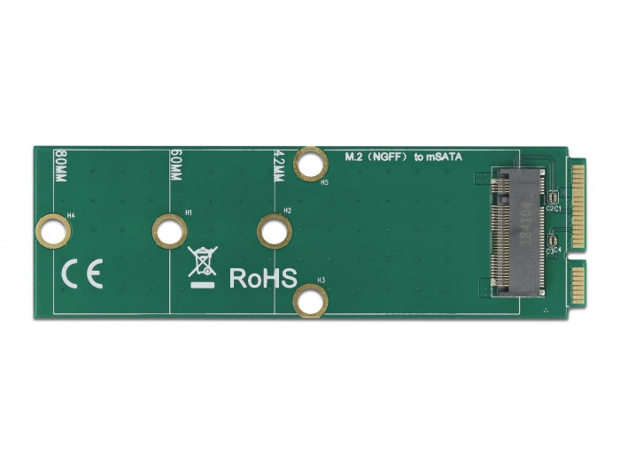 Delock 64109 Adapter Msata To M.2 Key B Slot
