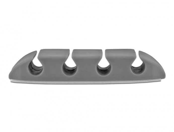 Delock 18330 Cable Holder With 4 Feed-Throughs Trapezoid Set 4 Pieces