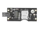 Delock 63166 Usb 3.0 Converter Type-A Male To M.2 Key B With Sim Slot