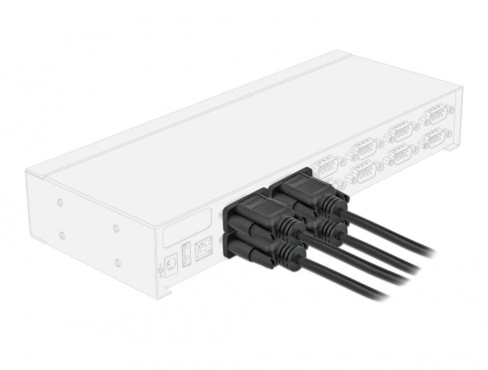 Delock 87516 Serial Cable Rs-232 D-Sub 9 Female To Female Null Modem