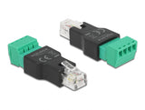 Delock 66527 Adapter RJ11/14 Male To Terminal Block 4 Pin 2-Part