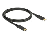 Delock 85531 Usb 3.1 Gen 2 (10 Gbps) Cable Type-C To Type-C 1 M Pd 5 A E-Marker
