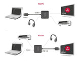 Delock 63276 Hdmi Audio Extractor 4K 60 Hz Compact