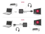 Delock 63333 Hdmi Audio Extractor 4K 60 Hz Compact