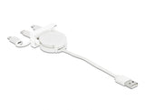 Delock 81375 Easy 45 Module Usb 2.0 3In1 Retractable Cable Usb Type-A To Usb-C