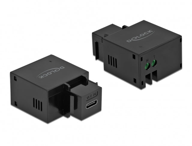 Delock 87793 Keystone Module Usb Type-C™ Charging Port 2.1 A Black