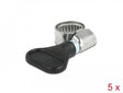 Delock 19510 Butterfly Hose Clamp400 Ss 8 - 12 Mm 5 Pieces Black