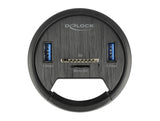 Delock 64152 2 Port Tisch-Hub 2 X Superspeed Usb Typ-A Und Card Reader