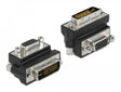 Delock 65172 Adapter Vga Female To Dvi 24+5 Pin Male 90° Right Angled