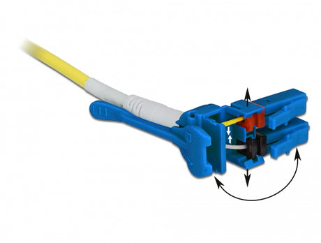 Delock 85083 Cable Optical Fibre Lc > Lc Singlemode Os2 Uniboot 1 M