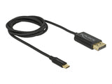 Delock 83709 Usb Cable Type-C To Displayport (Dp Alt Mode) 4K 60 Hz 1 M Coaxial