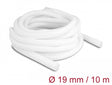 Delock 20815 Braided Sleeve Self-Closing 10 M X 19 Mm White