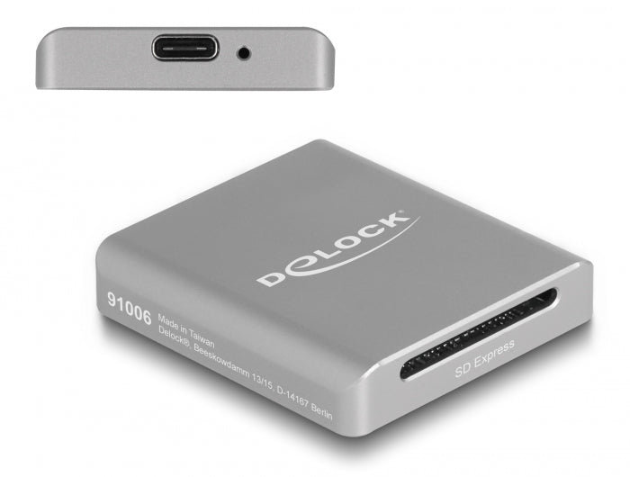 Delock 91006 Usb Type-C™ Card Reader For Sd Express (Sd 7.1) Memory Cards