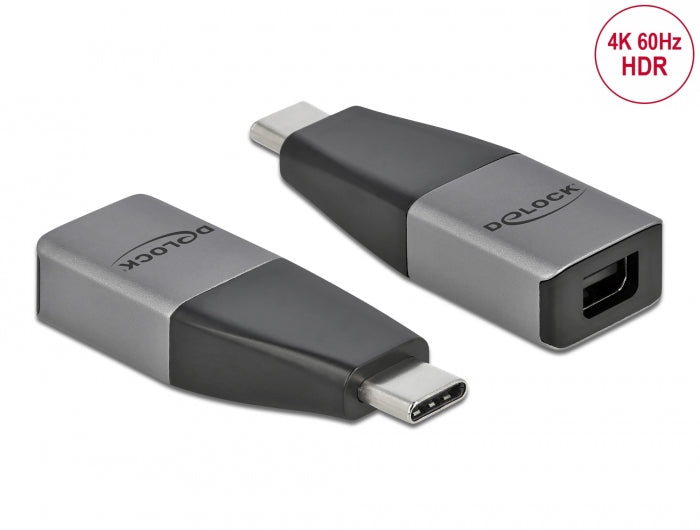 Delock 64121 Usb Type-C™ Adapter To Mini Displayport (Dp Alt Mode) 4K 60 Hz