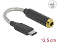 Delock 66302 Audio Adapter Usb Type-C™ Male To 4.4 Mm 5 Pin Stereo Jack Female