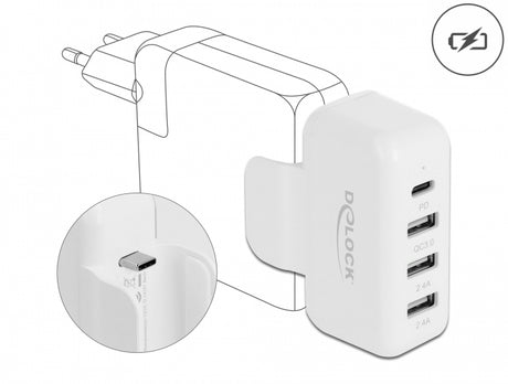 Delock 64079 Adapter For Apple Power Supply With Pd And Qc 3.0