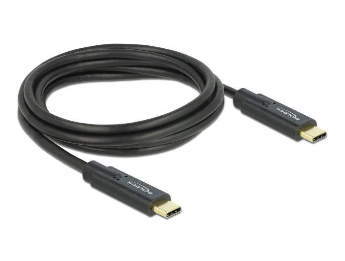 Delock 85527 Usb 3.1 Gen 1 (5 Gbps) Cable Type-C To Type-C 2 M Pd 5 A E-Marker