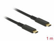 Delock 85207 Usb 10 Gbps Cable Usb Type-C™ Male To Male Pd 3.0 60 W E-Marker