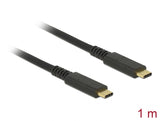 Delock 85207 Usb 10 Gbps Cable Usb Type-C™ Male To Male Pd 3.0 60 W E-Marker