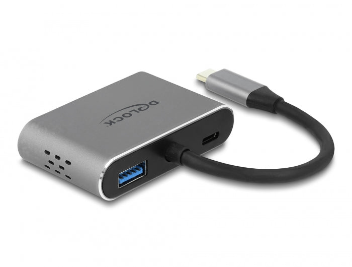 Delock 64074 Usb Type-C™ Adapter To Hdmi And Vga With Usb 3.2 Port And Pd