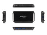Delock 64209 7 Port Usb 3.2 Gen 2 Hub With 4 Usb Type-A And 3 Usb Type-C™ Ports