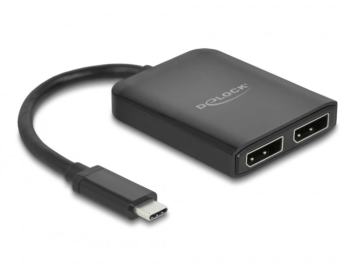 Ast Code Splitter Delock 87754 Usb Type-C™ Splitter (Dp Alt Mode) To 2 X Displayport Mst ...