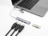 Delock 64214 4 Port Slim Usb Hub With Usb Type-C™