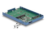 Delock 62731 2.5″ Converter Usb 10 Gbps Micro-B Female To M.2 / Msata